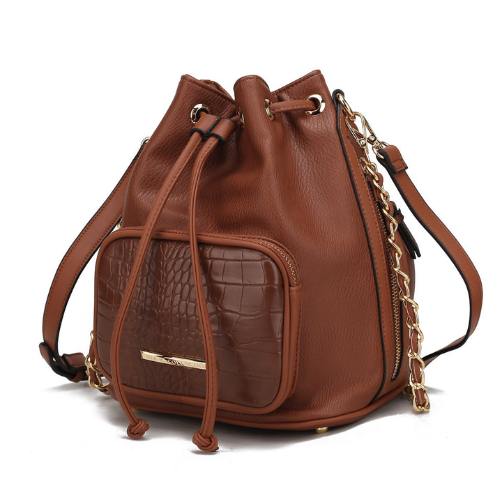 Denim Mkf Azalea Bucket Bag By Mia K
