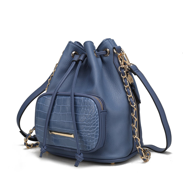 Light Grey Mkf Azalea Bucket Bag By Mia K
