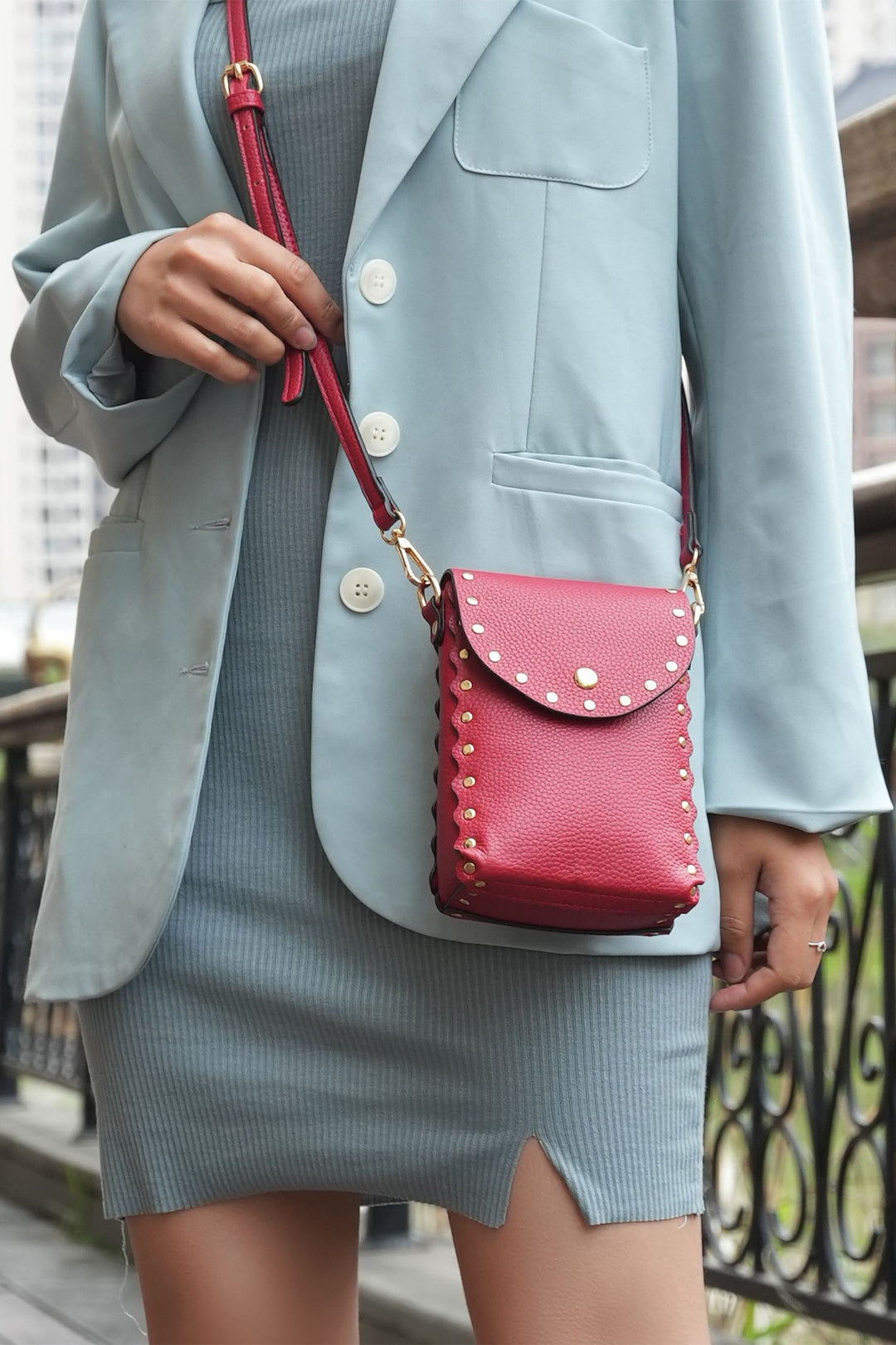 Brown Mkf Filomena Vegan Leather Crossbody By Mia K