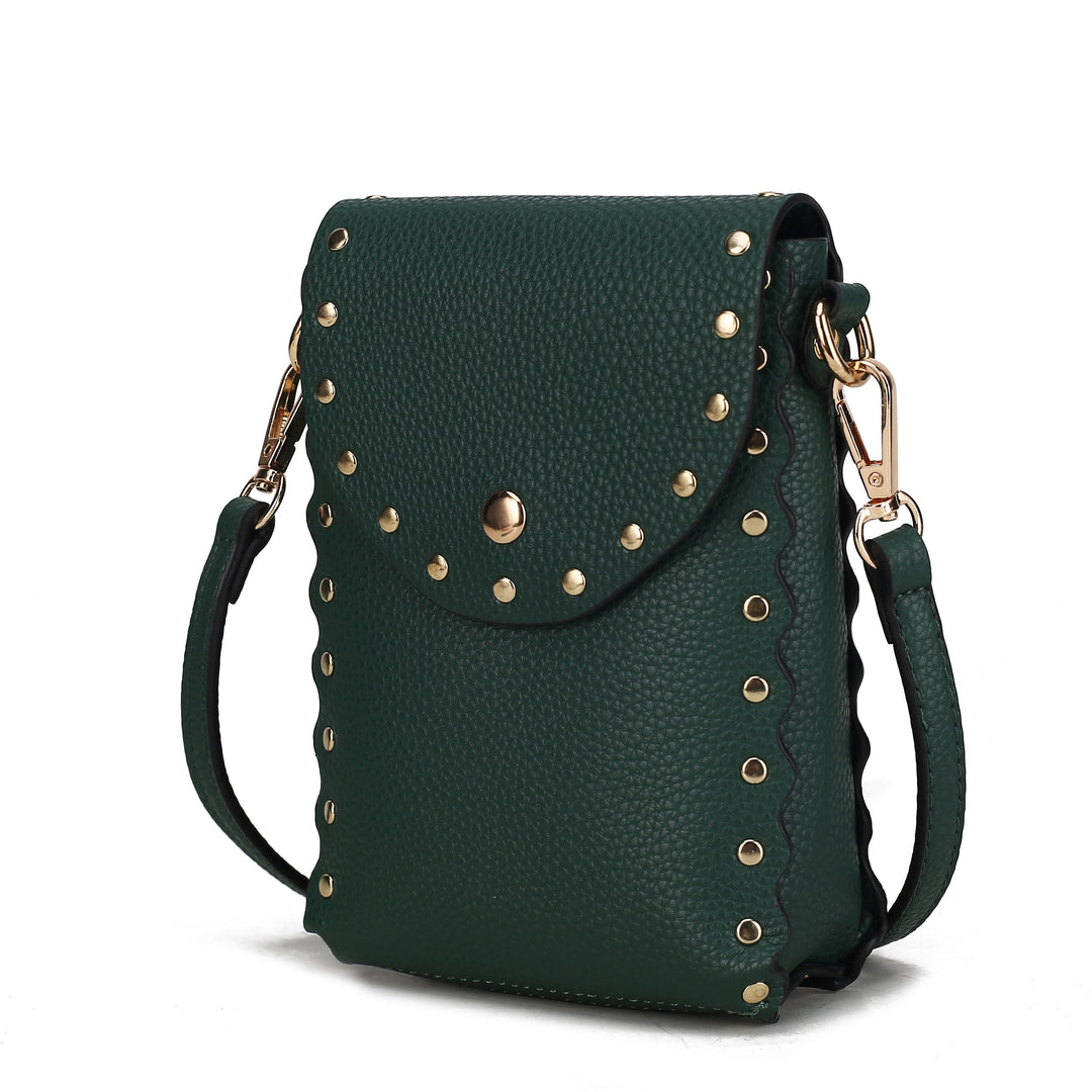 Denim Mkf Filomena Vegan Leather Crossbody By Mia K