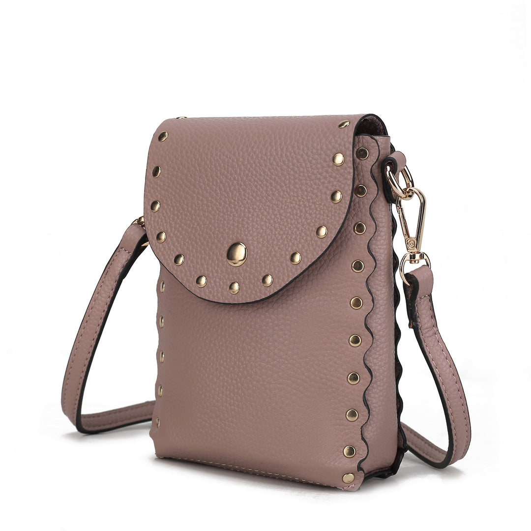 Taupe Mkf Filomena Vegan Leather Crossbody By Mia K