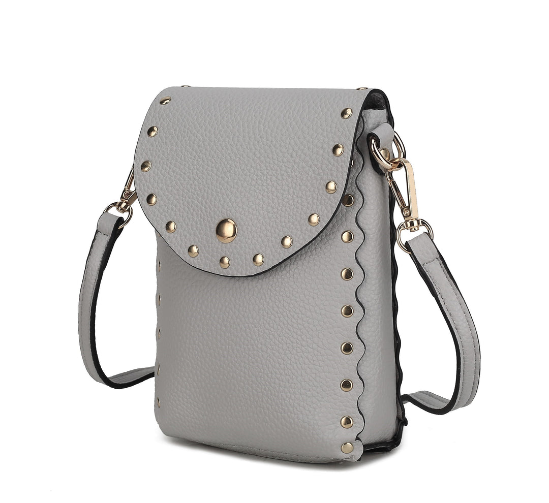 Mauve Mkf Filomena Vegan Leather Crossbody By Mia K