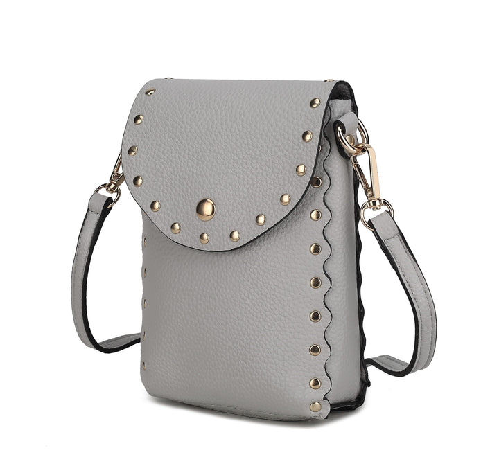 Mauve Mkf Filomena Vegan Leather Crossbody By Mia K