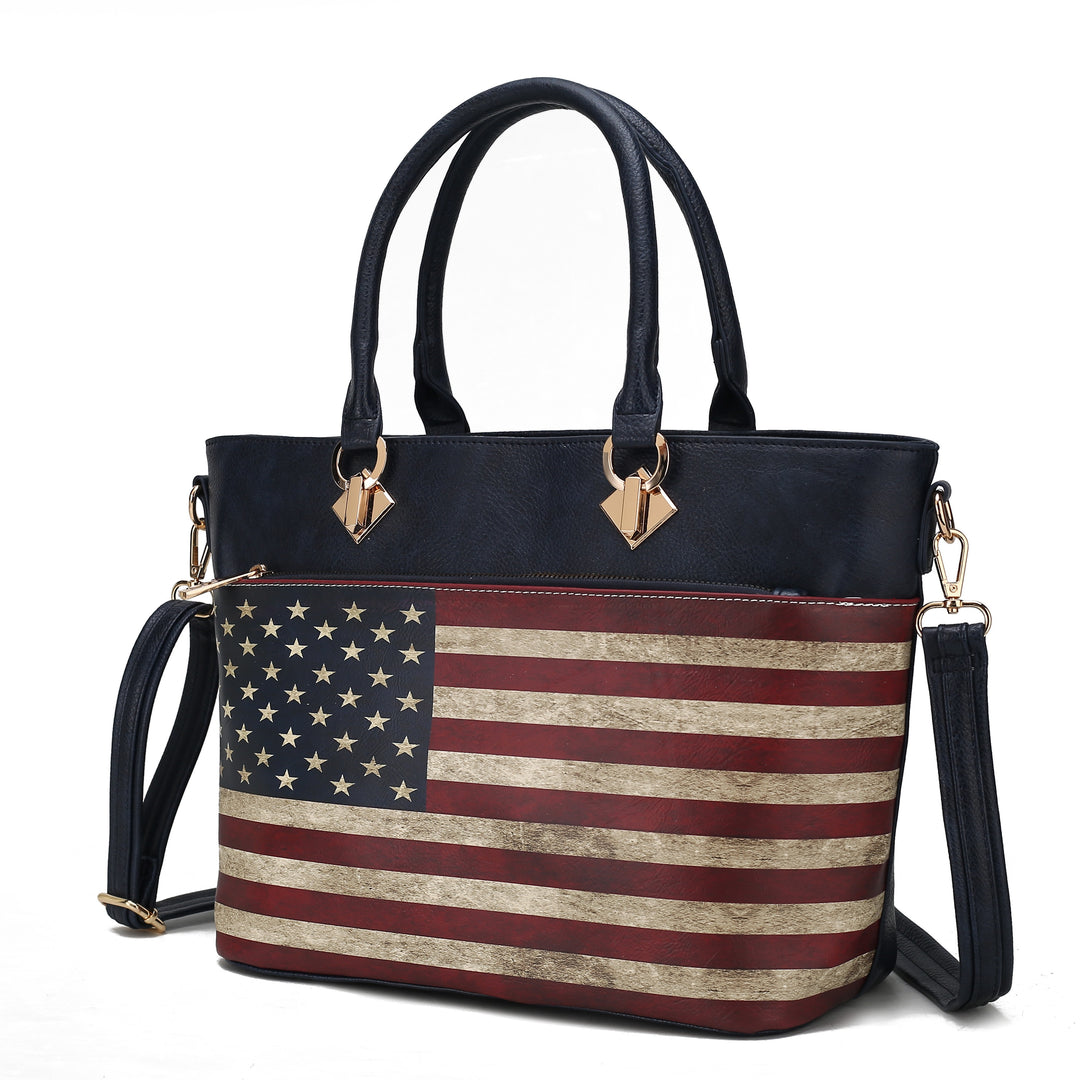 Mkf Lilian Womens Flag Tote Bag By Mia K