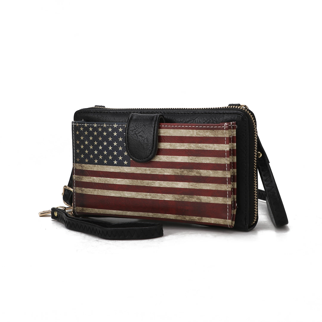 Green Mkf Kiara Wallet Flag Crossbody Bag By Mia K