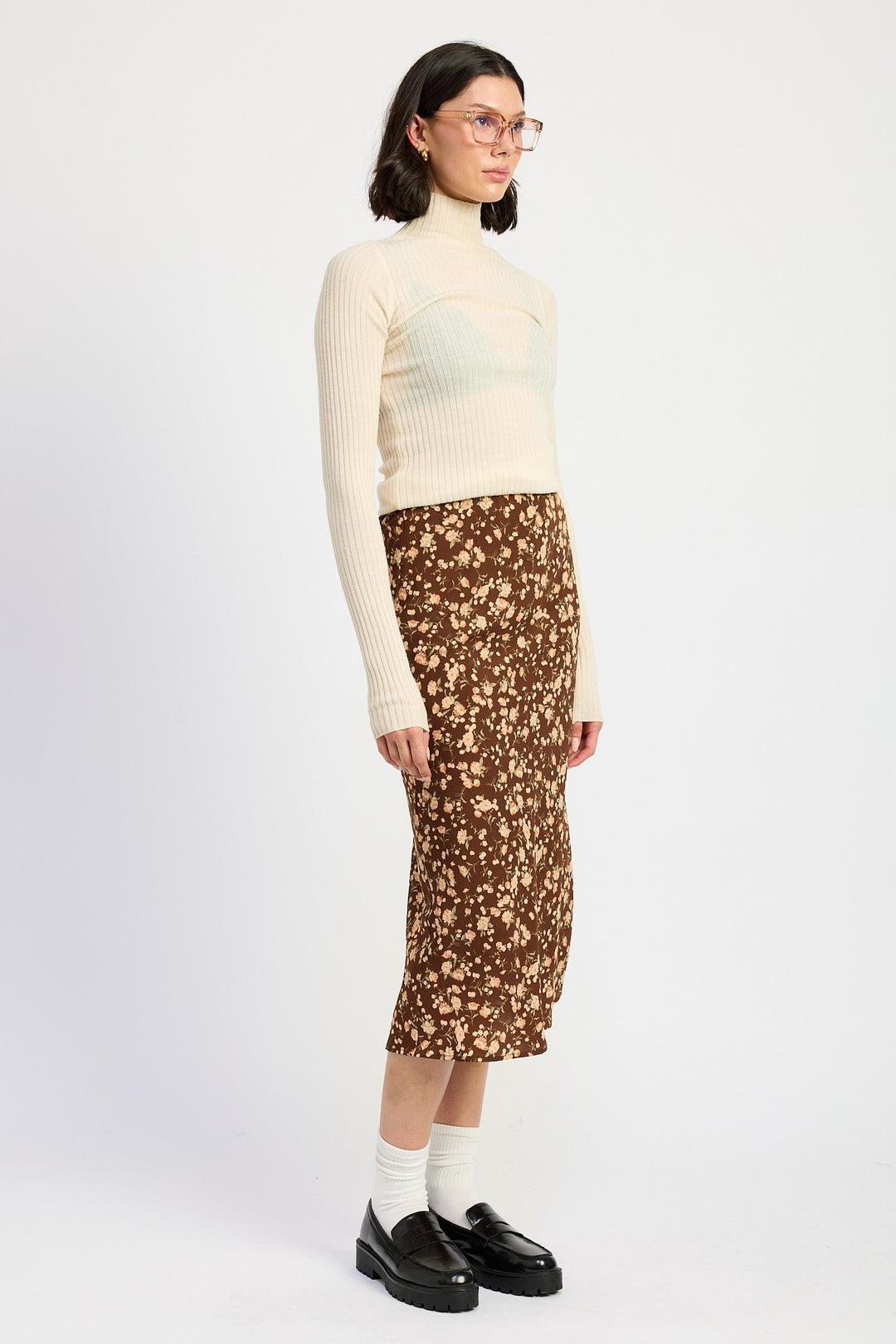 Bias Midi Skirt