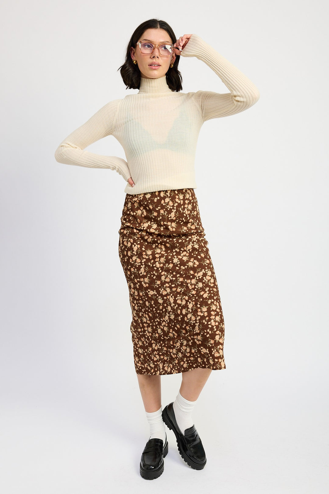 Bias Midi Skirt
