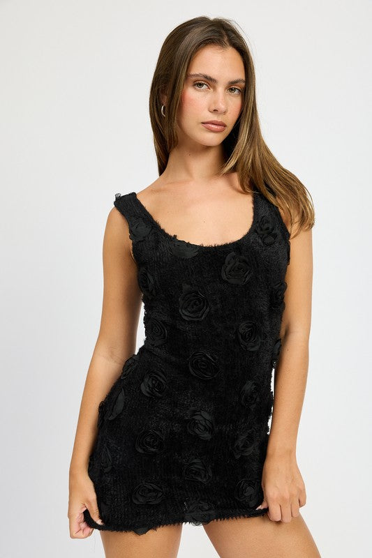 IVORY Scoop Neck Tank Dress