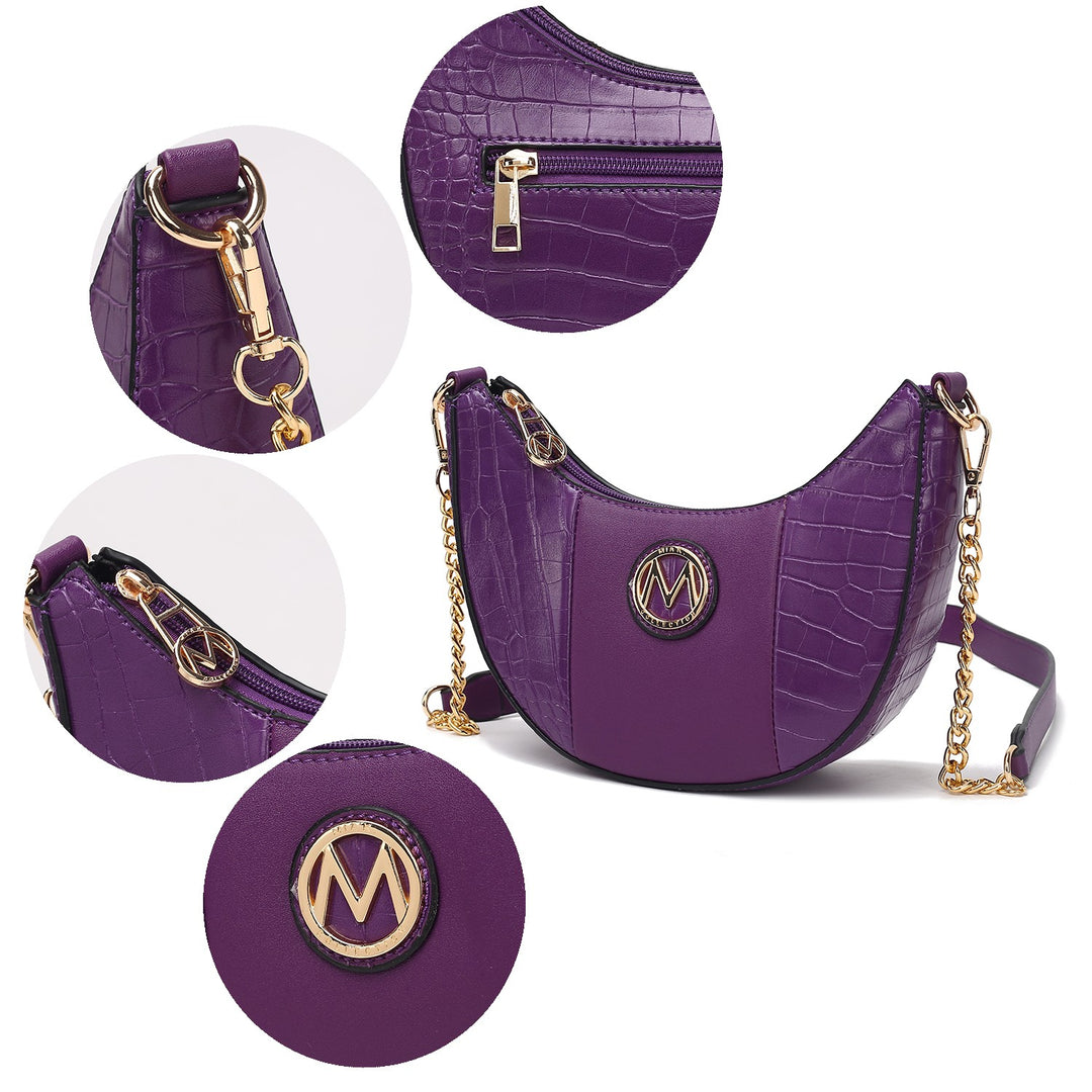 Mkf Amira Vegan Leather Shoulder Bag By Mia K