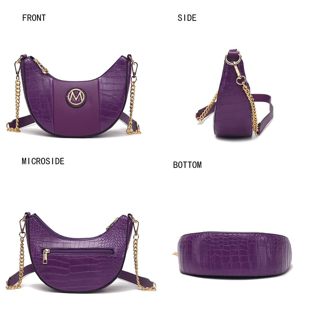 Mkf Amira Vegan Leather Shoulder Bag By Mia K
