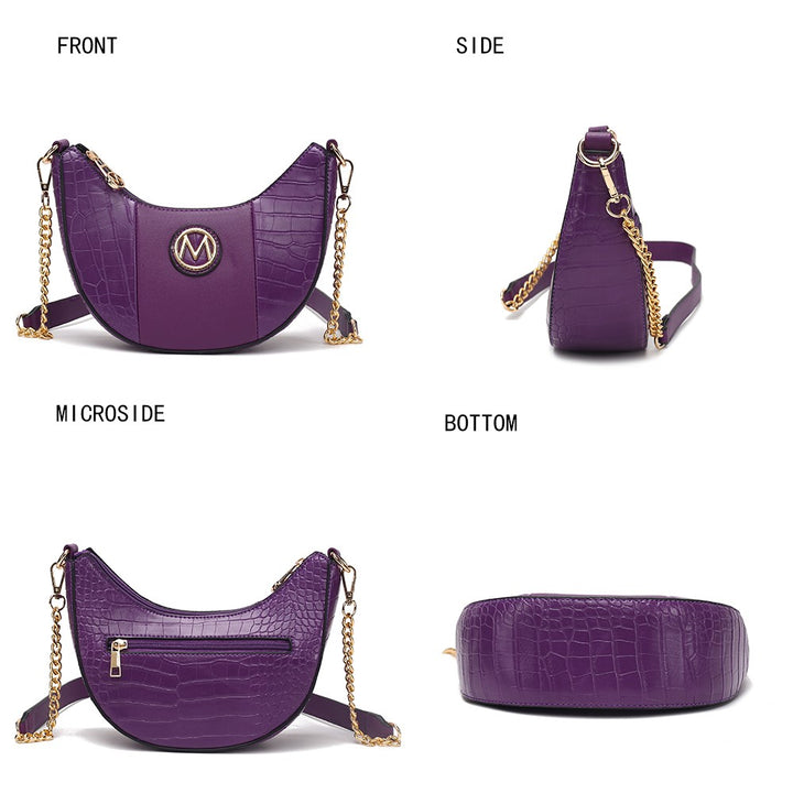 Mkf Amira Vegan Leather Shoulder Bag By Mia K