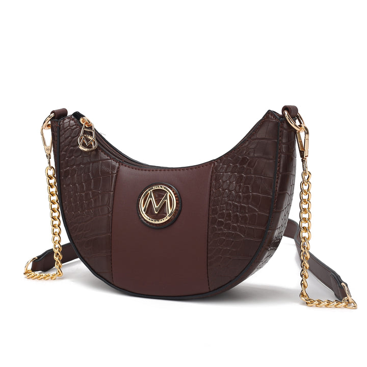 Green Mkf Amira Vegan Leather Shoulder Bag By Mia K