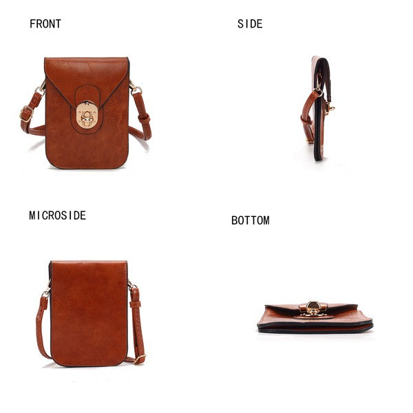 Mkf Havana Womens Phone Crossbody Bag By Mia K