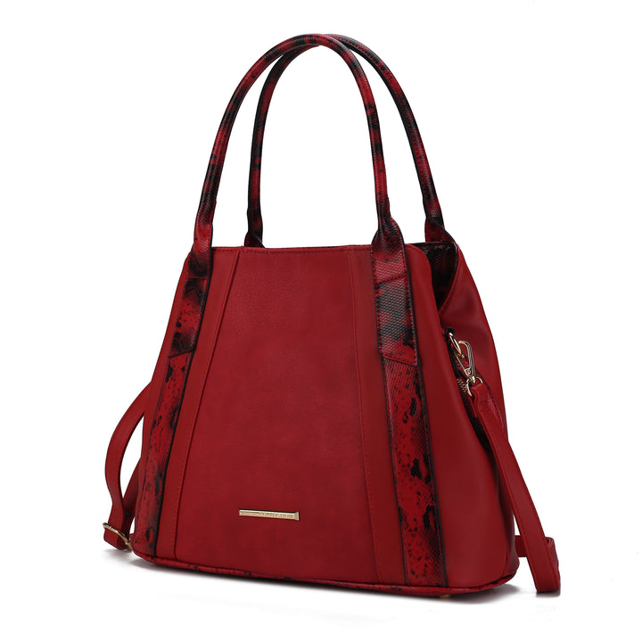 Mkf Kenna Snake Embossed Tote Bag By Mia K