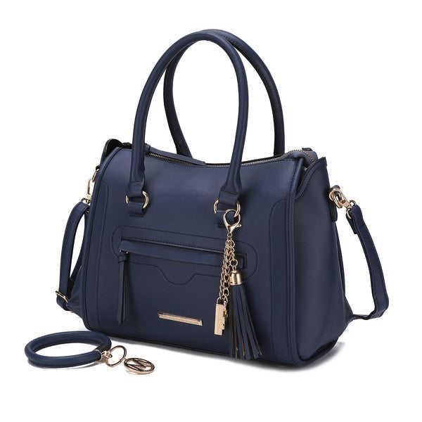 Mkf Valeria Satchel With Keyring By Mia K