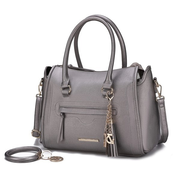 Mkf Valeria Satchel With Keyring By Mia K