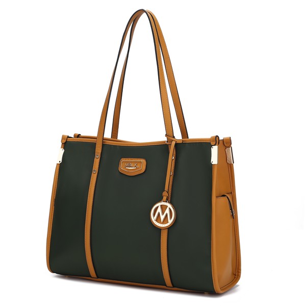 Olive - Mustard Mkf Kindred Oversize Tote By Mia K