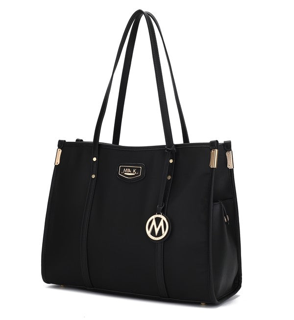 Black - Cognac Mkf Kindred Oversize Tote By Mia K