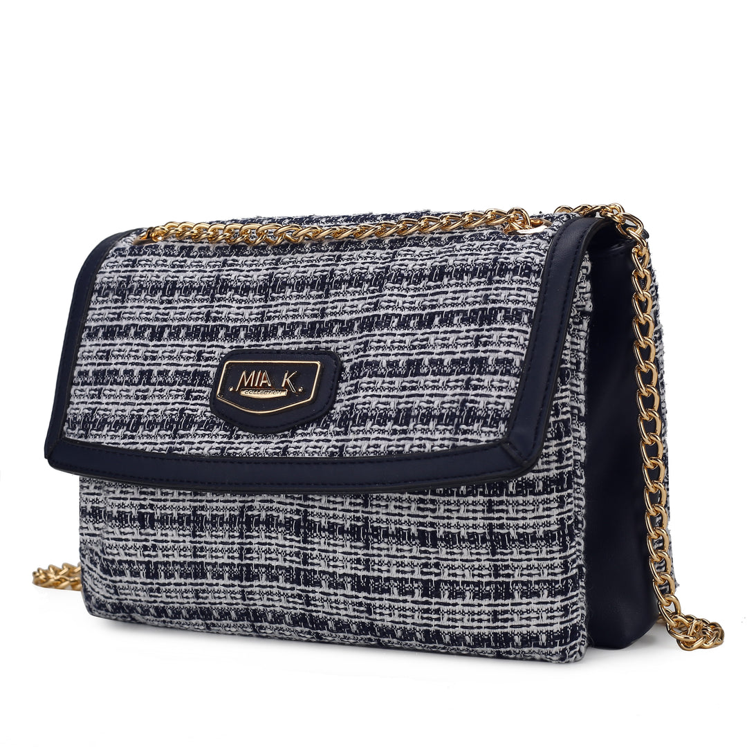 Mkf Mackenzie Tweed Womens Shoulder Bag By Mia K