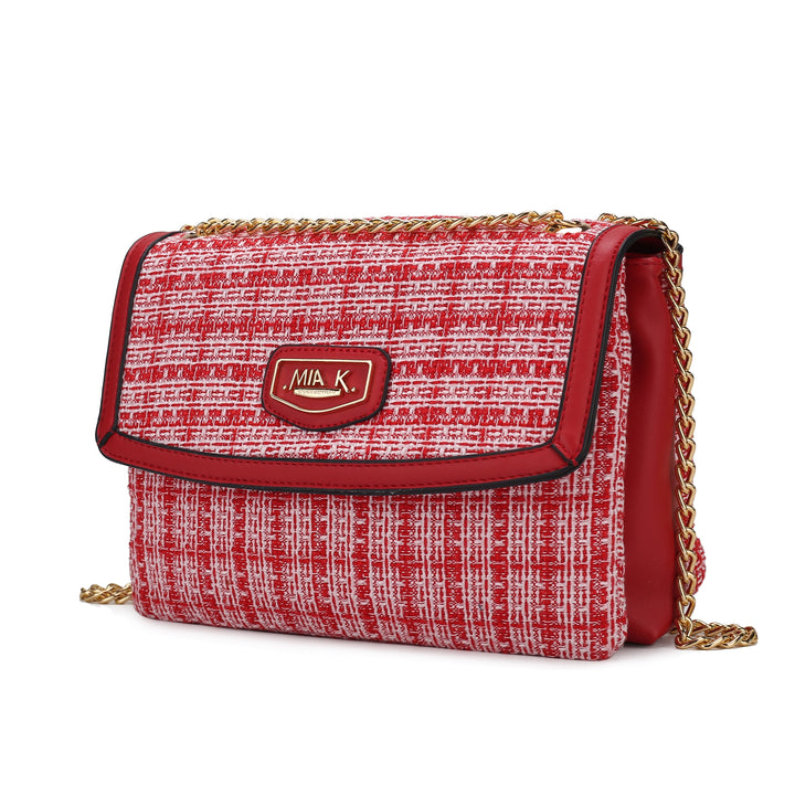 Mkf Mackenzie Tweed Womens Shoulder Bag By Mia K