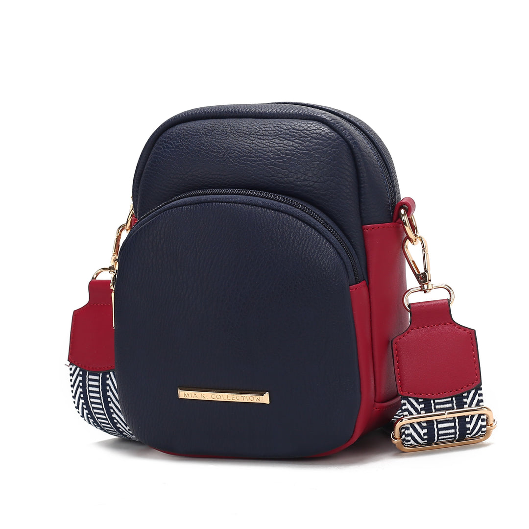 Pink Mkf Rachel Crossbody Bag Vegan Leather By Mia K