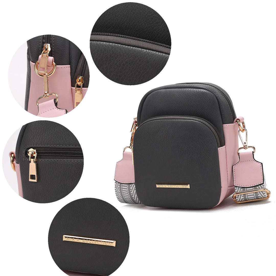 Mkf Rachel Crossbody Bag Vegan Leather By Mia K