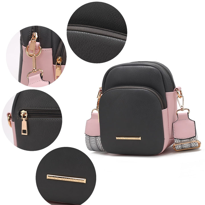 Mkf Rachel Crossbody Bag Vegan Leather By Mia K