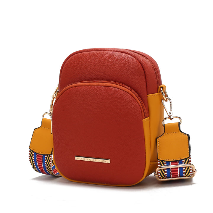 Navy Mkf Rachel Crossbody Bag Vegan Leather By Mia K