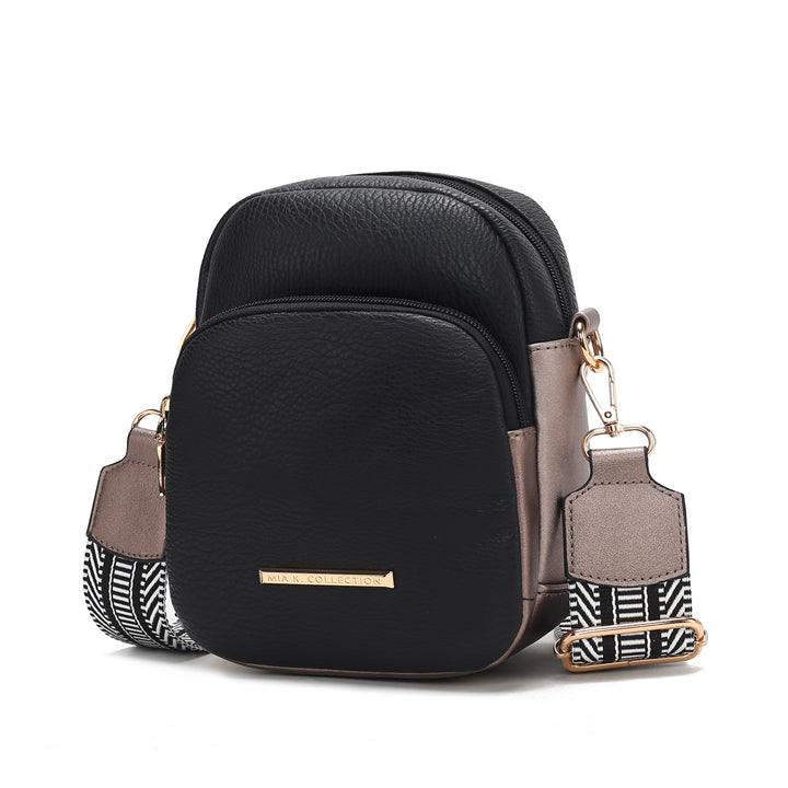 Taupe Mkf Rachel Crossbody Bag Vegan Leather By Mia K