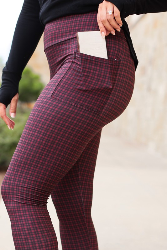 Plaid The Wren Plaid Leggings 1