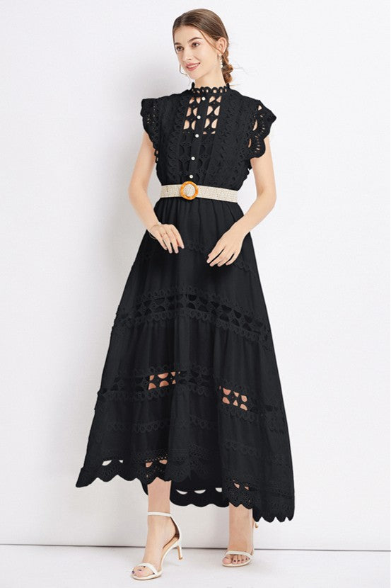 Green Women Fashion Maxi Dress 3