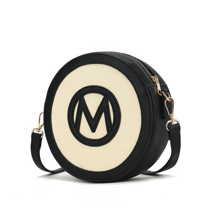 Navy Mkf Acacia Round Crossbody Bag By Mia K
