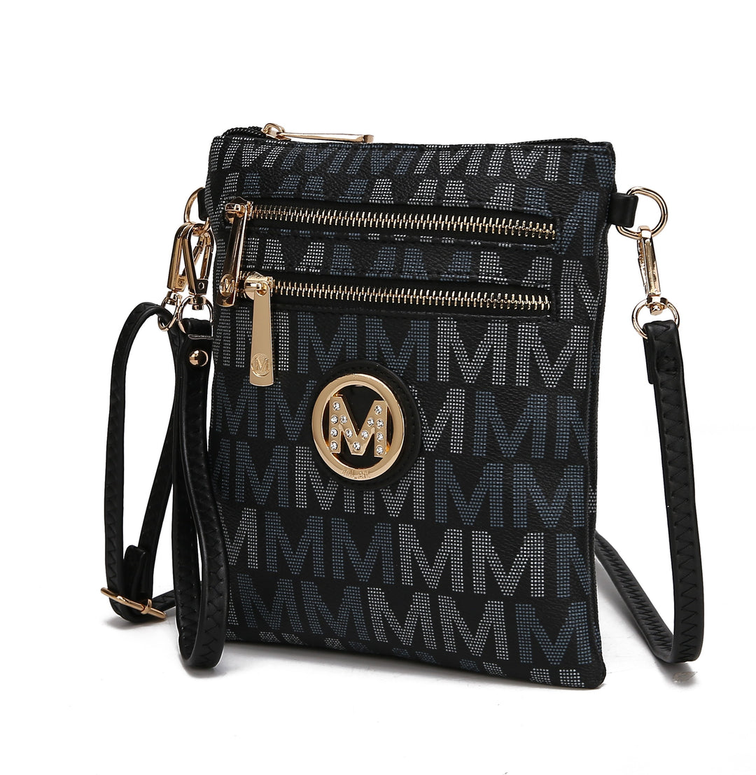 Beige Mkf Gaia Milan M Signature Crossbody By Mia K