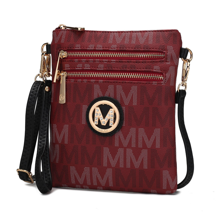 Brown Mkf Gaia Milan M Signature Crossbody By Mia K