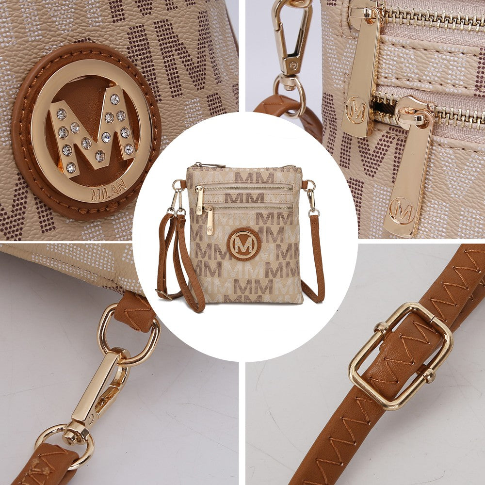 Mkf Gaia Milan M Signature Crossbody By Mia K