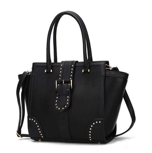 Light Grey Mkf Collection Ilana Satchel Bag By Mia K