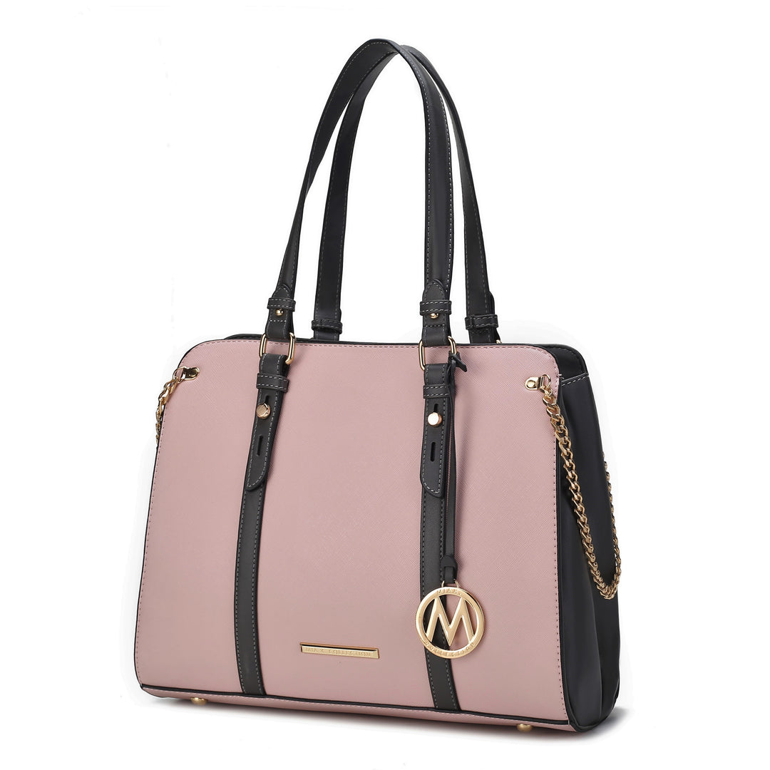 Mkf Amy Vegan Leather Women Tote Bag By Mia K