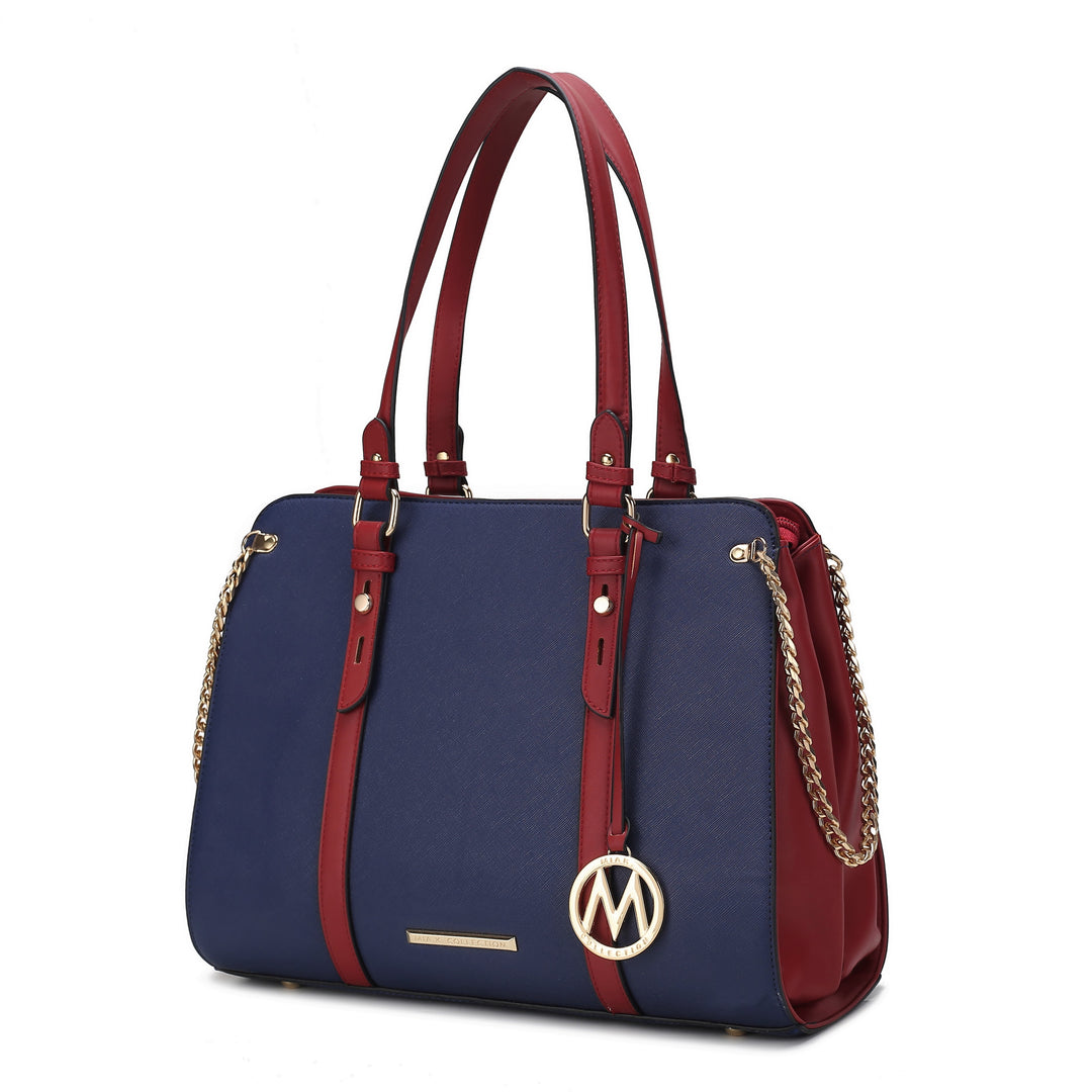Mkf Amy Vegan Leather Women Tote Bag By Mia K