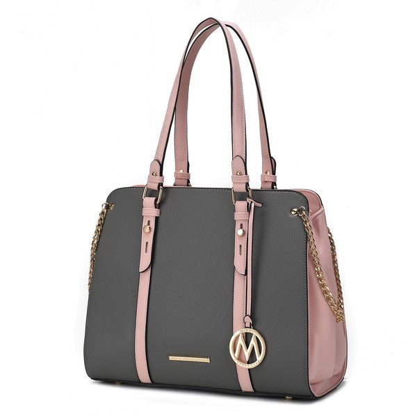 Mkf Amy Vegan Leather Women Tote Bag By Mia K