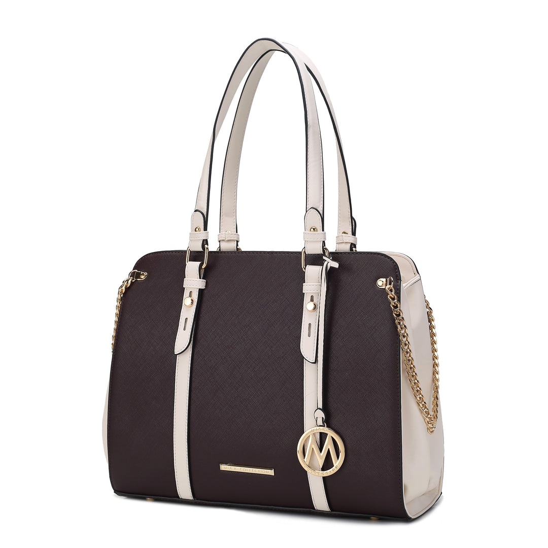 Mkf Amy Vegan Leather Women Tote Bag By Mia K