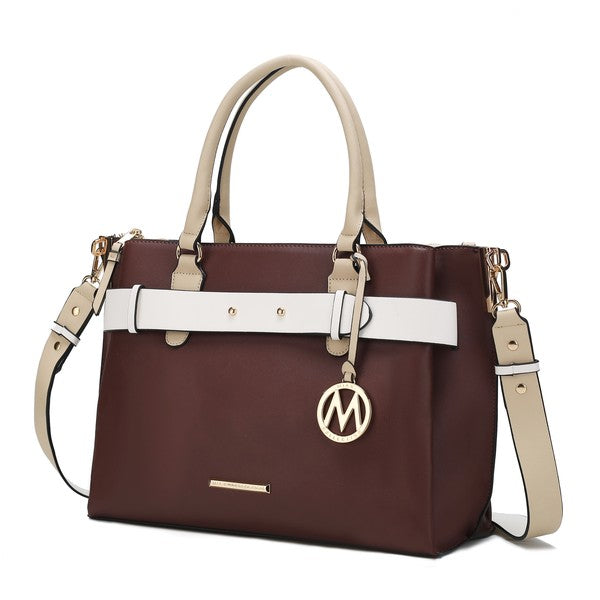 Mkf Jamie Womens Satchel Bag By Mia K