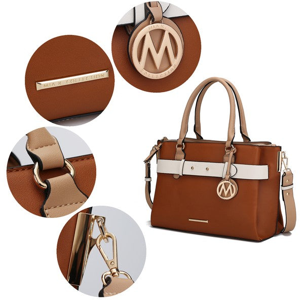 Mkf Jamie Womens Satchel Bag By Mia K