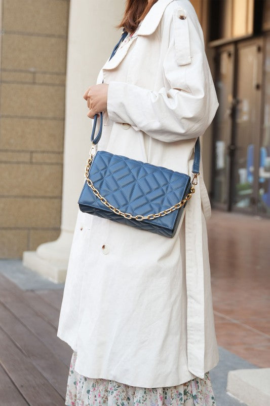 Taupe Mkf Ursula Womens Crossbody Bag By Mia K