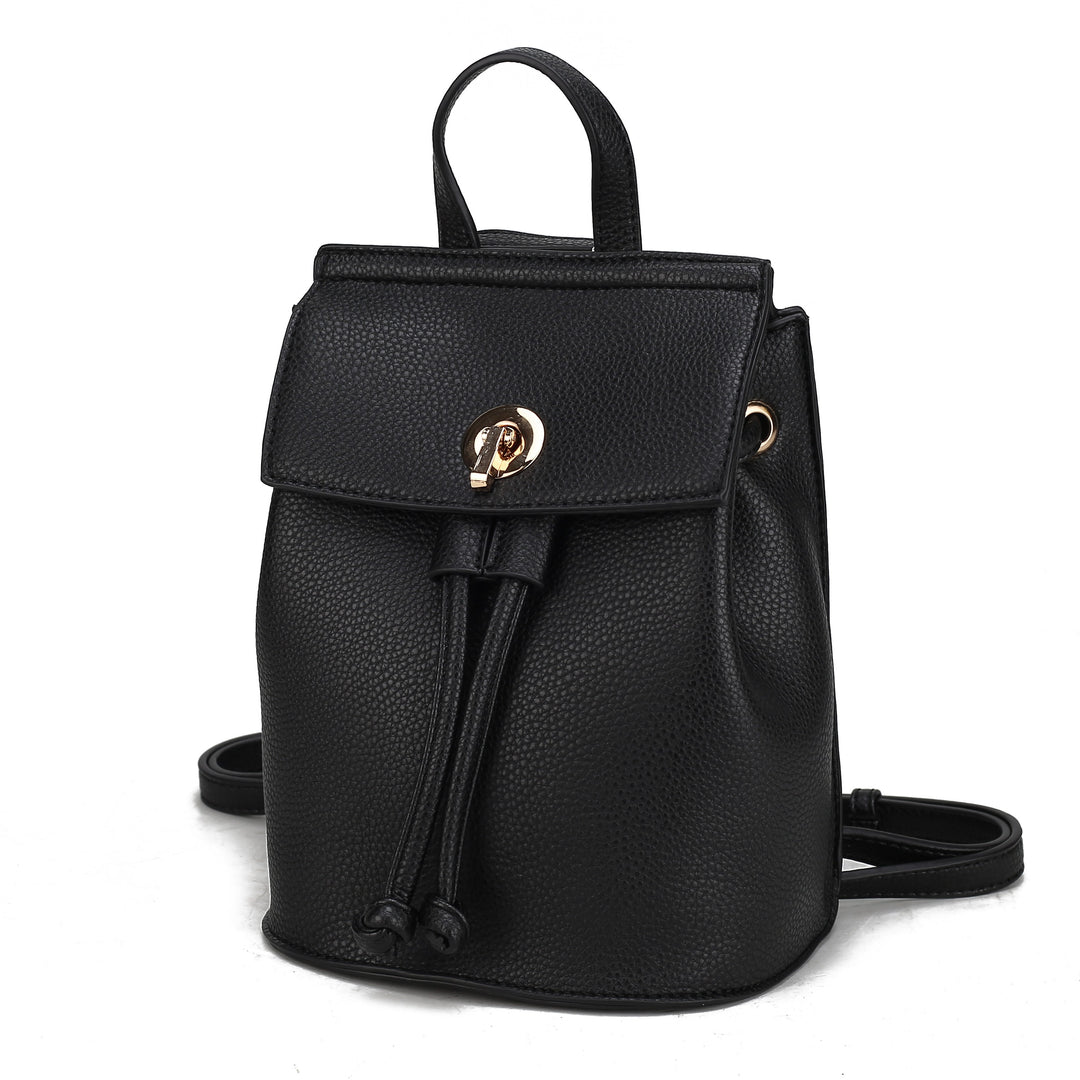 Grey Mkf Serafina Vegan Leather Women Backpack By Mia K