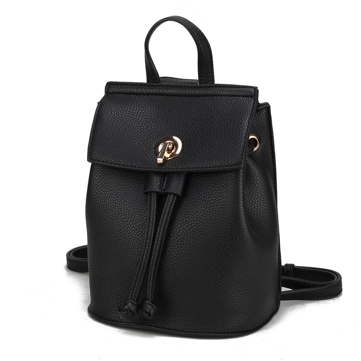 Grey Mkf Serafina Vegan Leather Women Backpack By Mia K