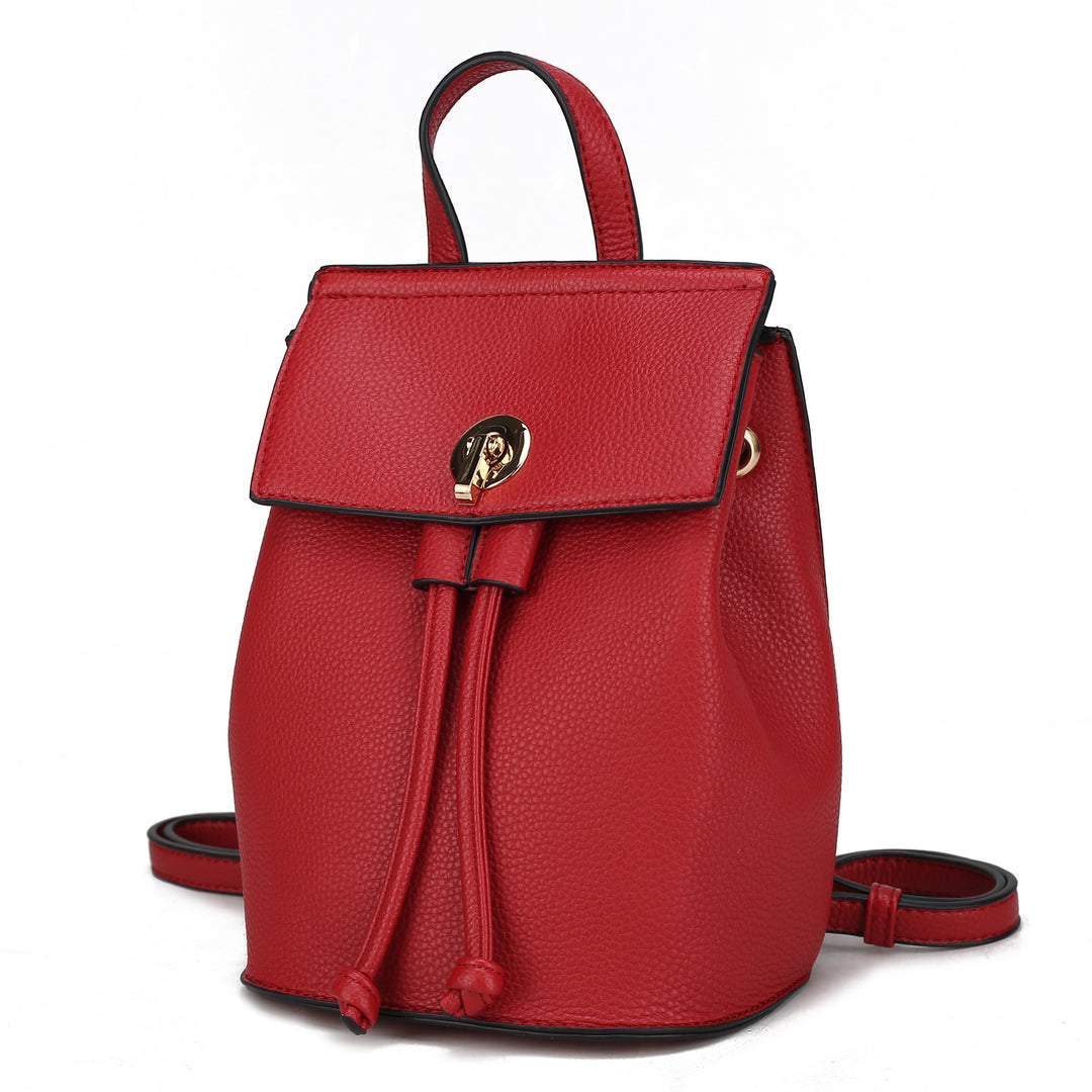 Green Mkf Serafina Vegan Leather Women Backpack By Mia K