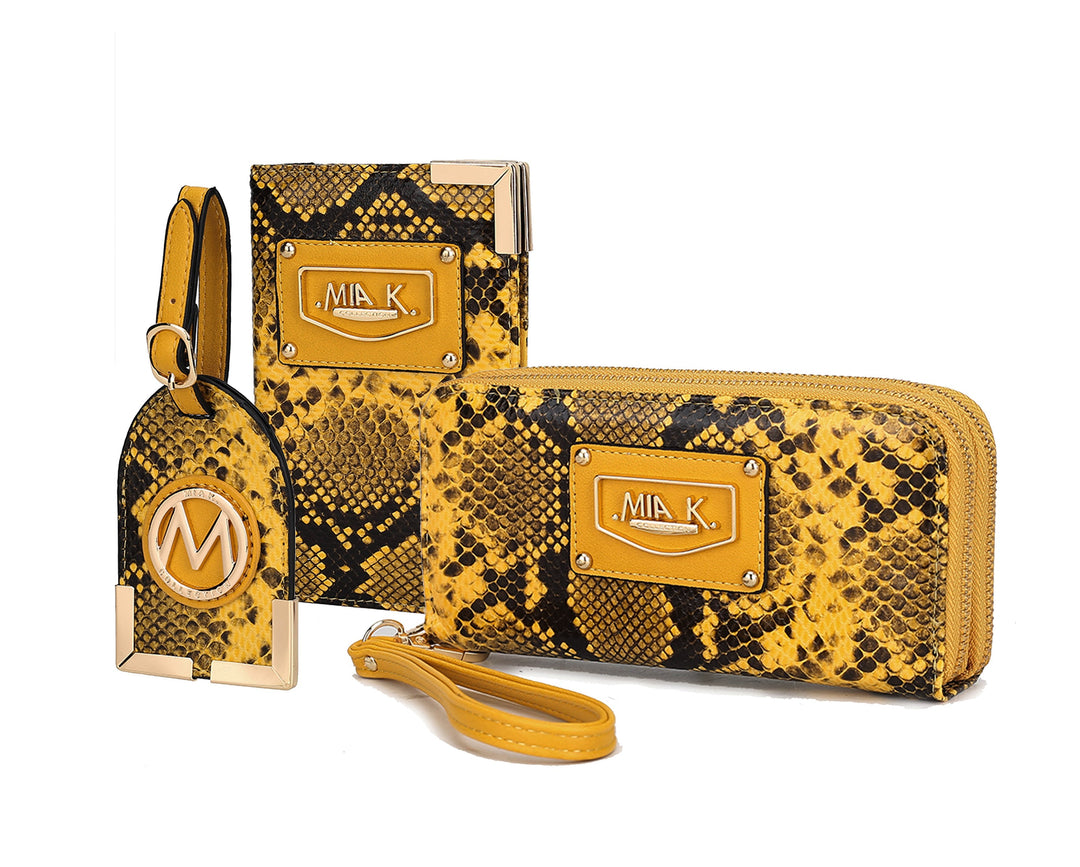 Mkf Darla Snake Travel Gift Set By Mia K