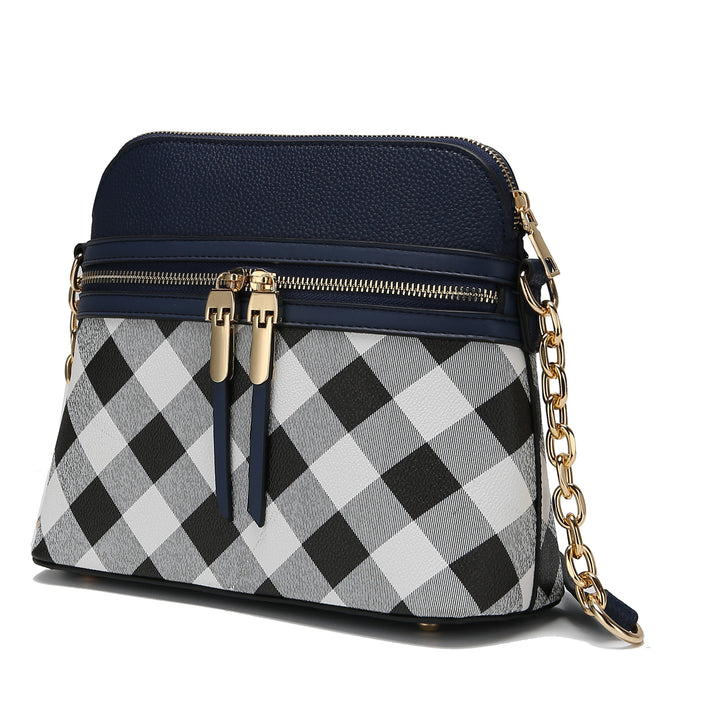 Mkf Suki Checkered Crossbody Bag