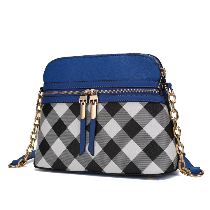 Mkf Suki Checkered Crossbody Bag