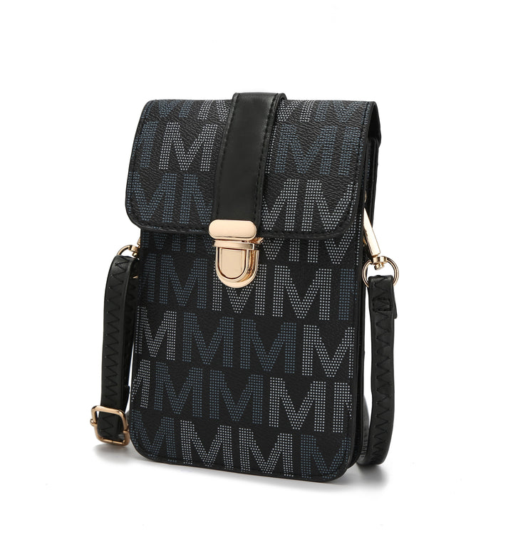 Red Mkf Lulu Xl M Signature Phone Wallet Crossbody Bag